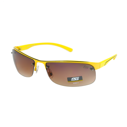 Men’s Semi-Rimless Performance Sport Sunglasses with Wrap-Around Design SS8068