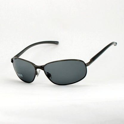 Men's Semi-Rimless Metal Wrap Polarized Sunglasses for Outdoor Performance SS8073-PL