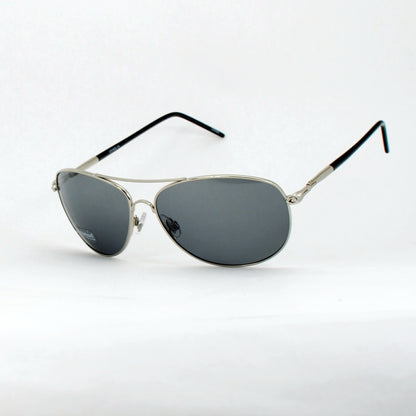 Classic Polarized Aviator Sunglasses with Two-Tone Comfort Temples SS8076-PL