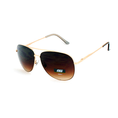 Urban Navigator Shades with Thin Metal Frames and Dark Tinted Lens SS8095