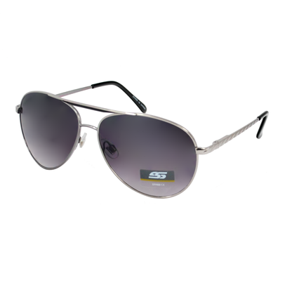 Premium Teardrop Aviators Sunglasses with Gradient Lenses and Double Bridge SS8118