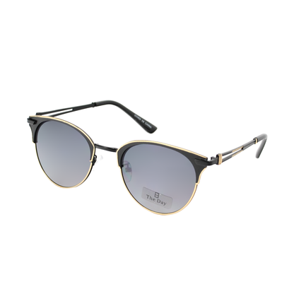 Modern Clubmaster Sunglasses with Split Temple Design TD10157