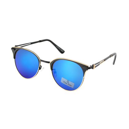 Modern Clubmaster Sunglasses with Split Temple Design TD10157