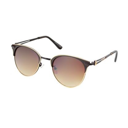 Modern Clubmaster Sunglasses with Split Temple Design TD10157