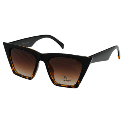 Translucent Square Winged Sunglasses with Tinted Lenses TD10376