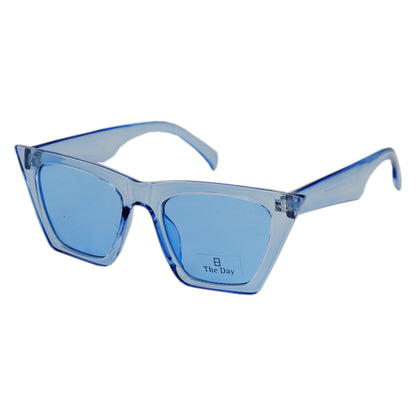 Translucent Square Winged Sunglasses with Tinted Lenses TD10376