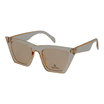 Translucent Square Winged Sunglasses with Tinted Lenses TD10376