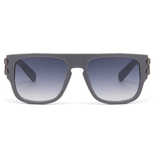 Premium Square Sunglasses with Thick Frame and Dual Metal Hinge Detail P11135