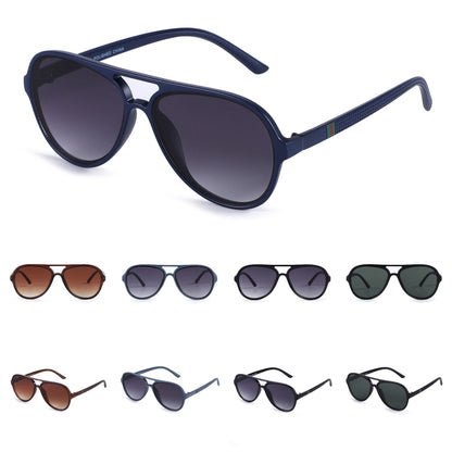 Modern Aviator Sunglasses with Sleek Matte Finish P10921