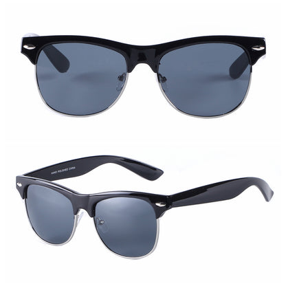 Classic Half-Frame Clubmaster Sunglasses P1946